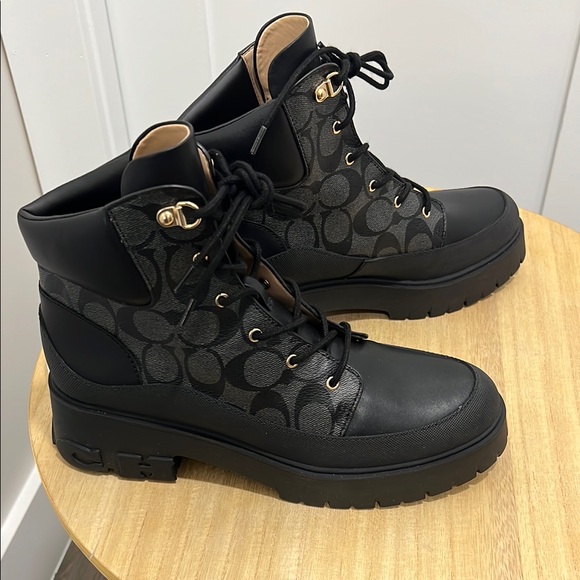 Coach Black Women's Boots 9.5 - Picture 1 of 11